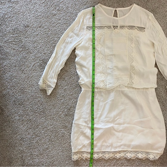 Saylor Leora White Lace Dress Medium From Revolve - Picture 13 of 13